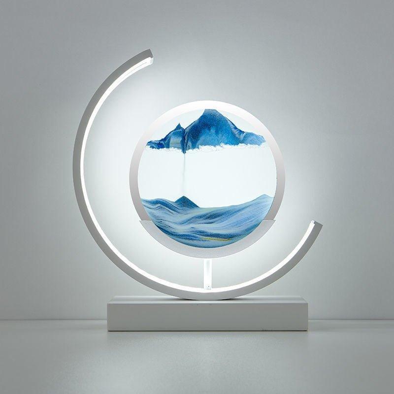 Lampe de table | Design Quicksand | Éclairage LED | SandLumen