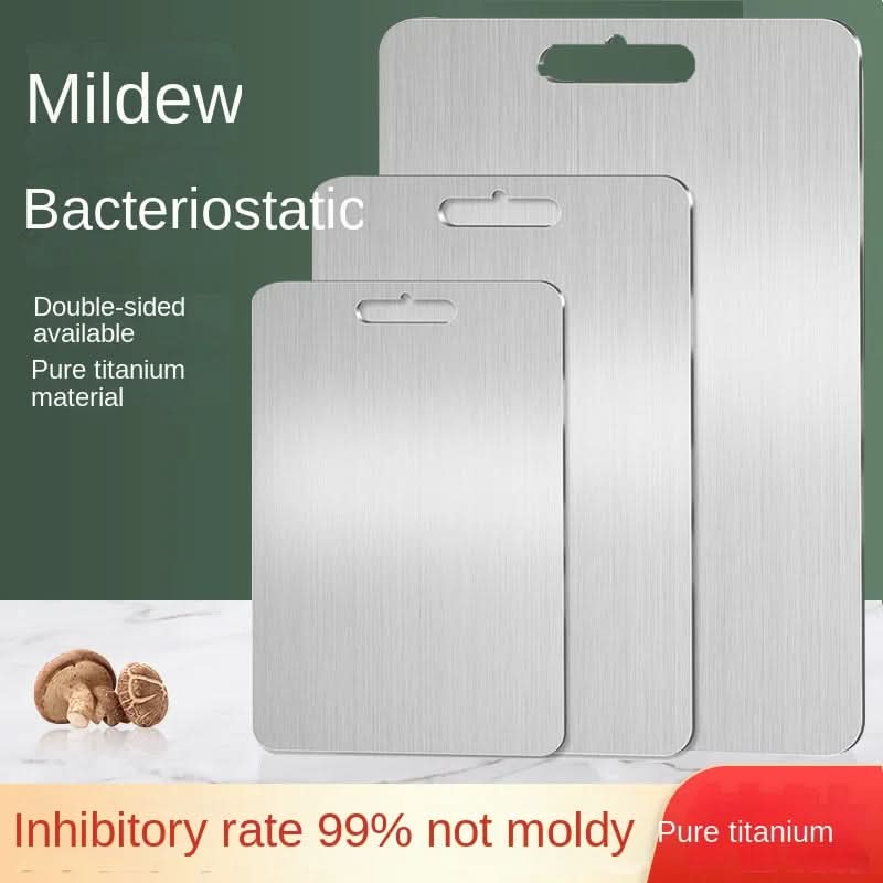 CULINARO - Planche à Découper en Acier Inoxydable Résistante pour l'Hygiène de la Cuisine