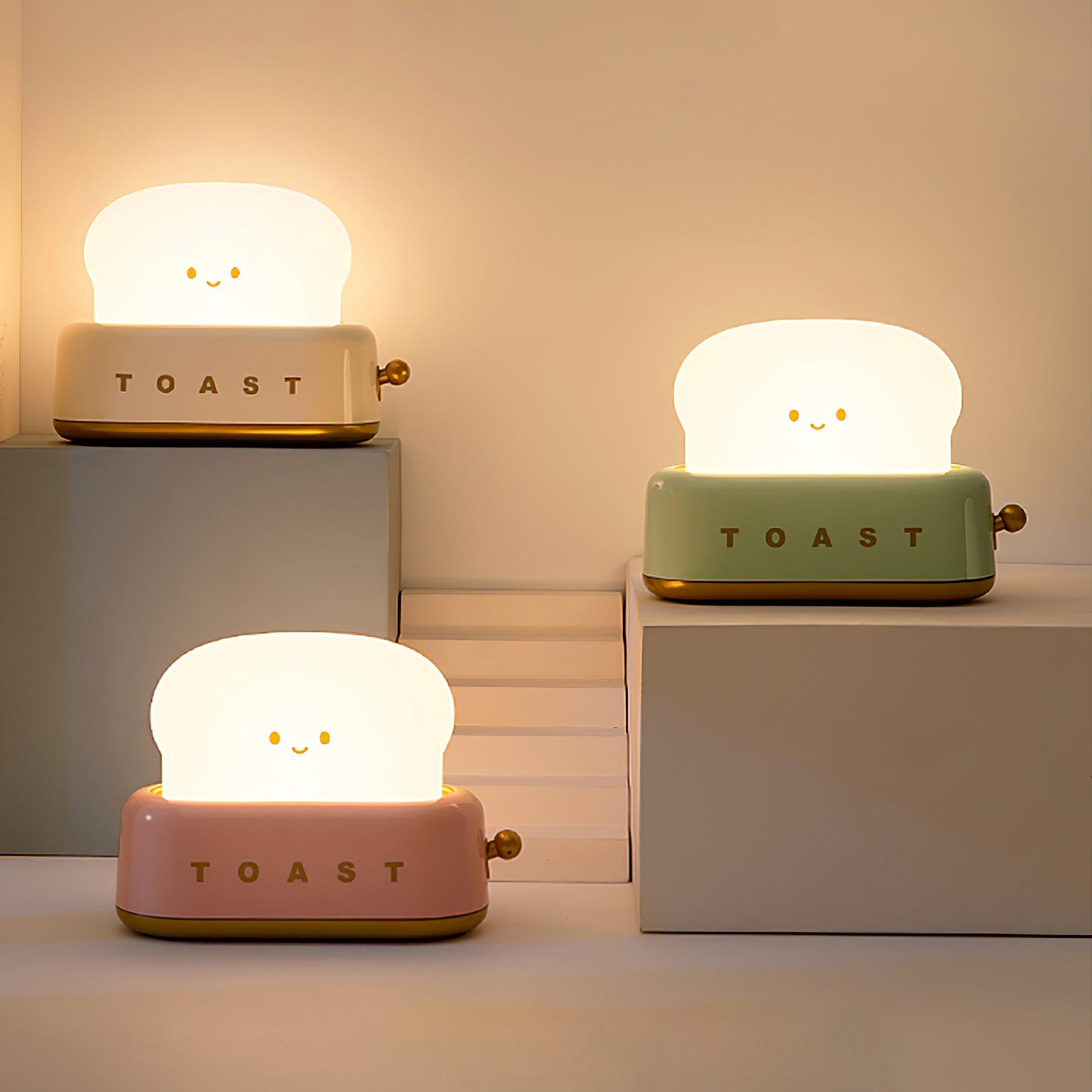 Lampe de table design amusante avec batterie – inspirée du grille-pain