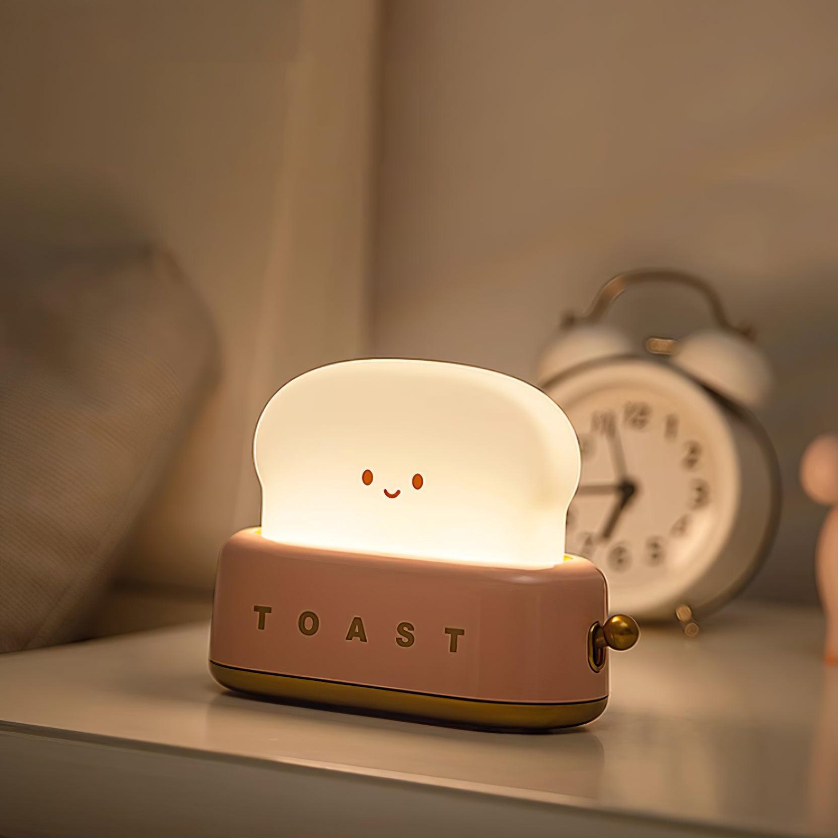 Lampe de table design amusante avec batterie – inspirée du grille-pain