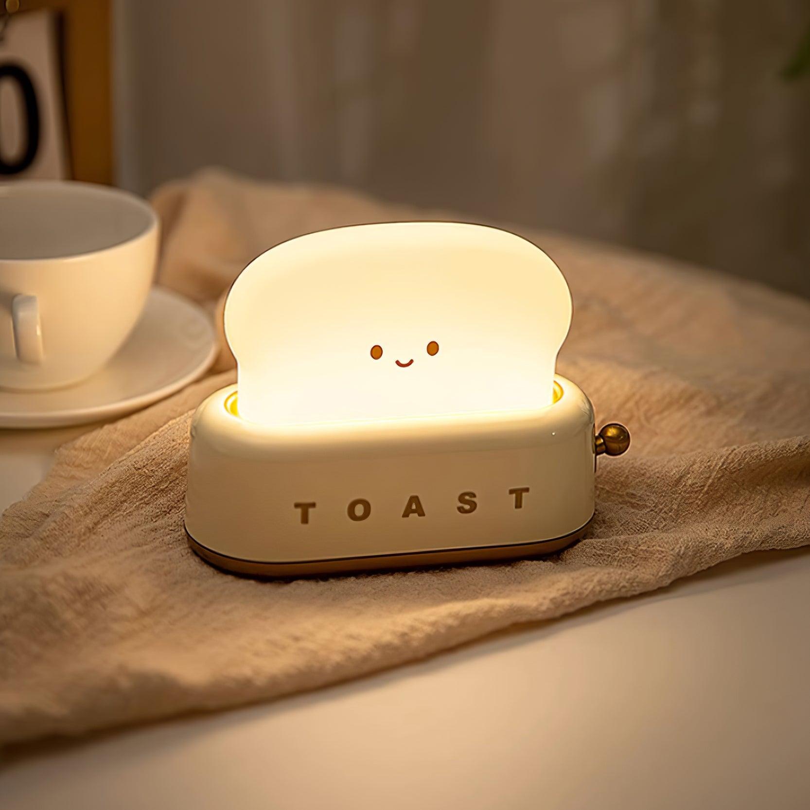 Lampe de table design amusante avec batterie – inspirée du grille-pain
