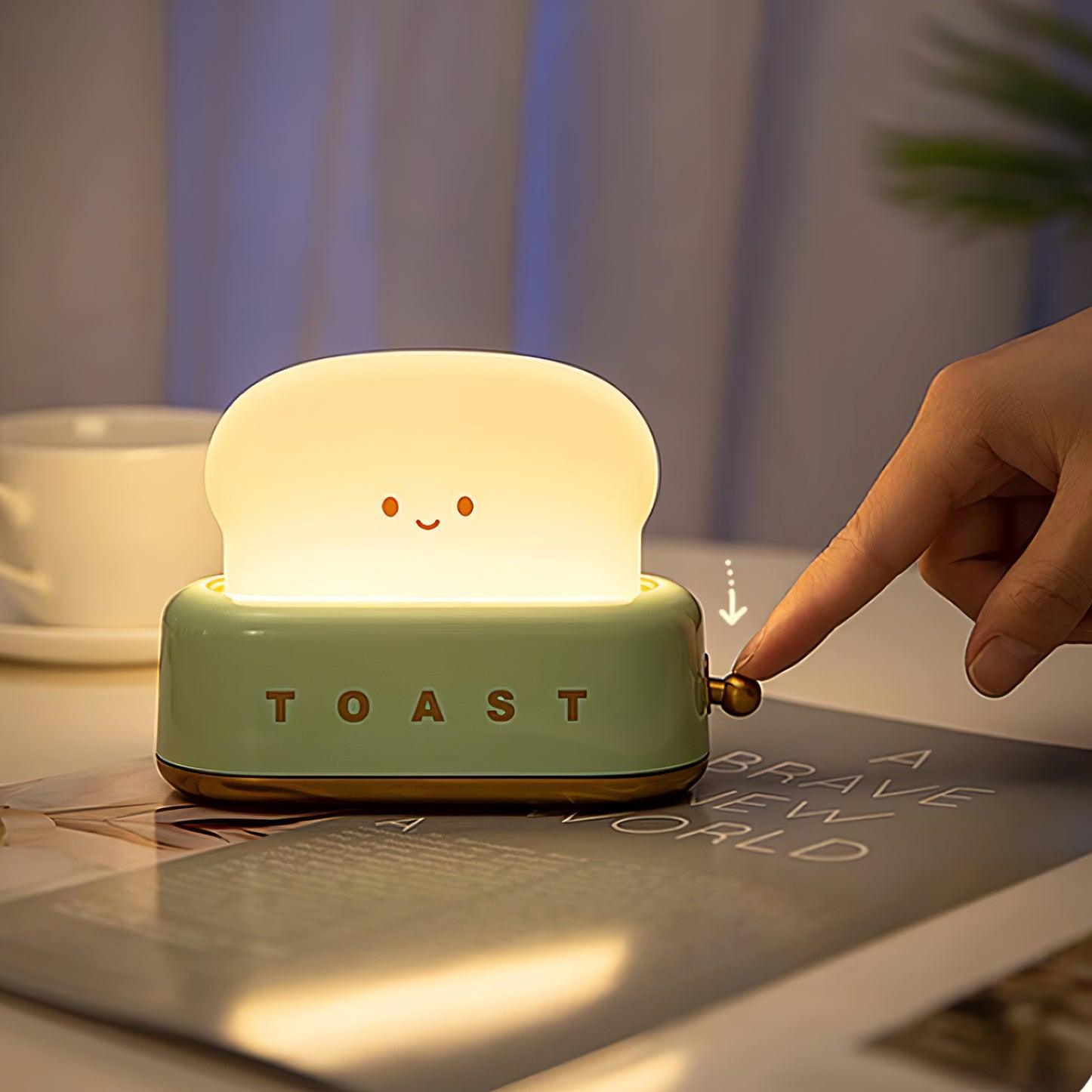 Lampe de table design amusante avec batterie – inspirée du grille-pain