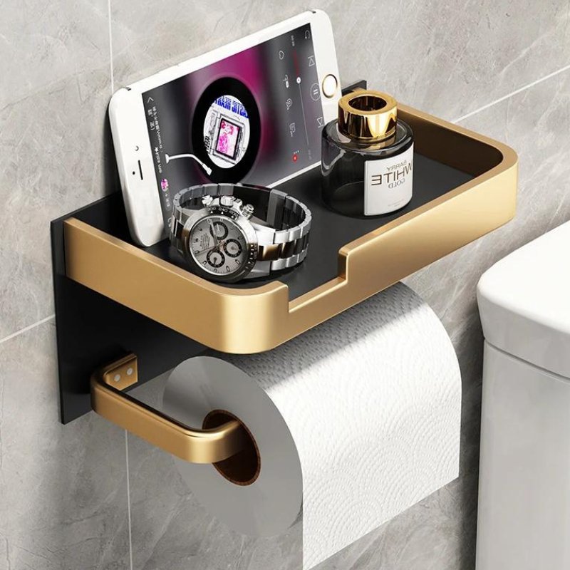 Distributeur de papier toilette | Montage mural | Support en métal | BathLine