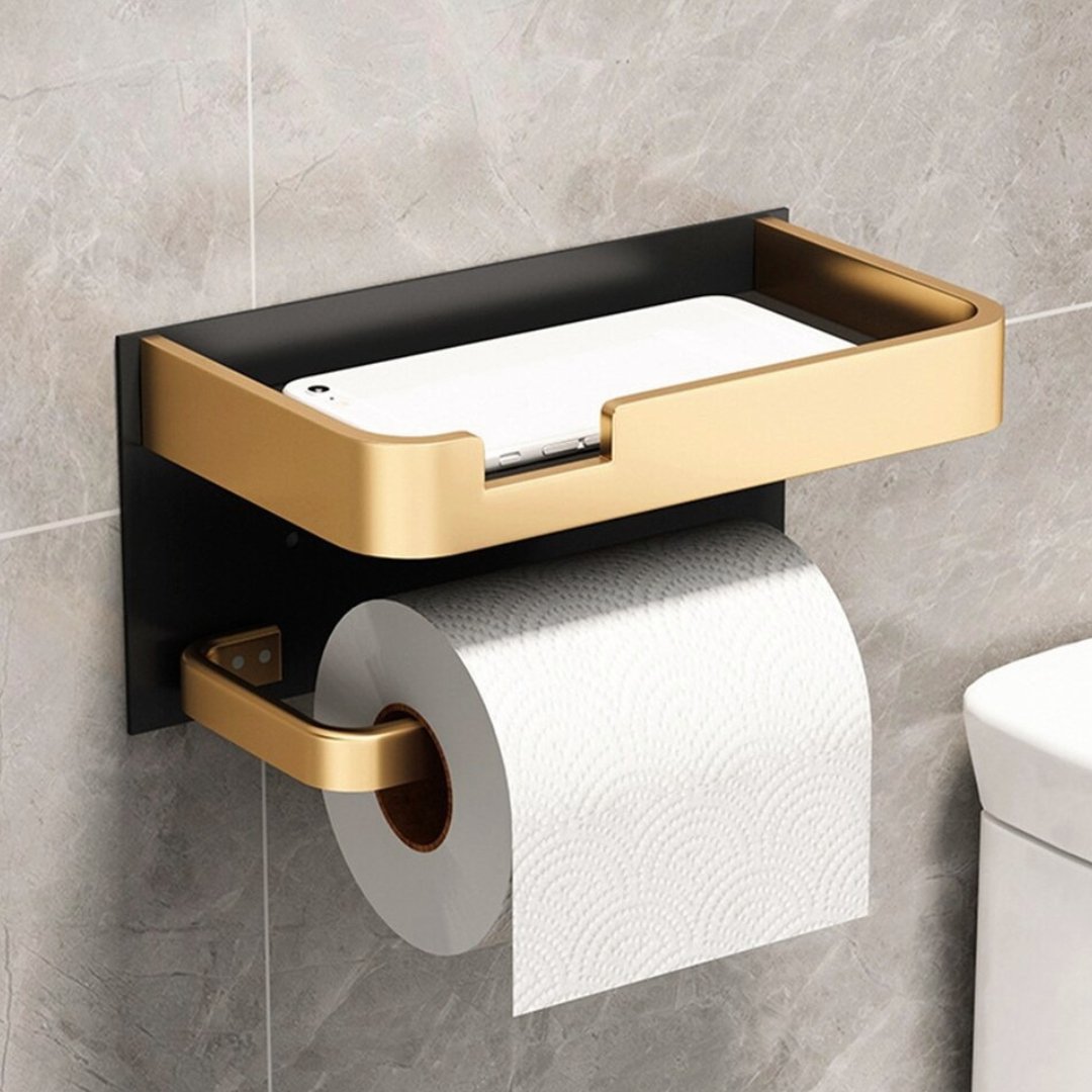 Distributeur de papier toilette | Montage mural | Support en métal | BathLine