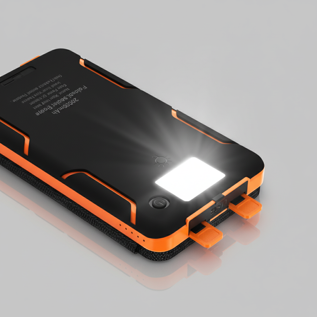 Powerbank solaire portable en plastique - SunChargeo