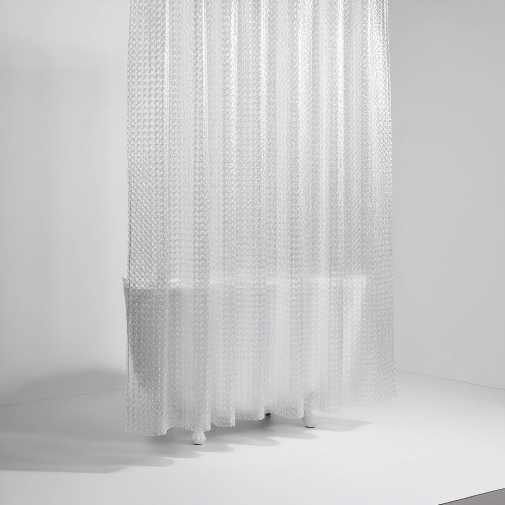 Rideau de douche transparent EVA - LumiCurtain