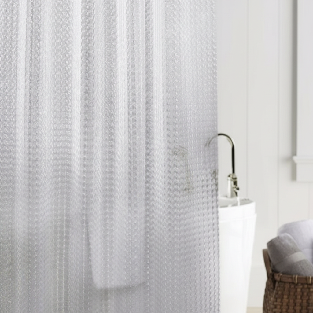 Rideau de douche transparent EVA - LumiCurtain