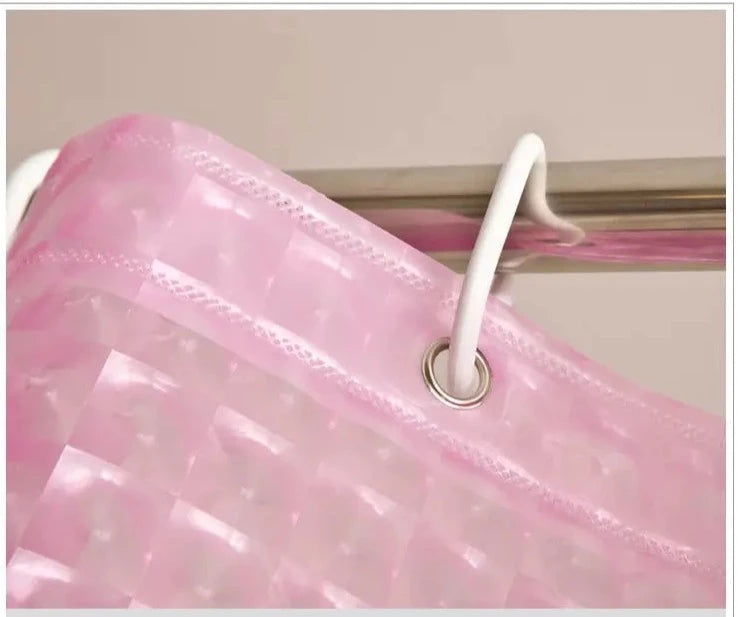 Rideau de douche transparent EVA - LumiCurtain