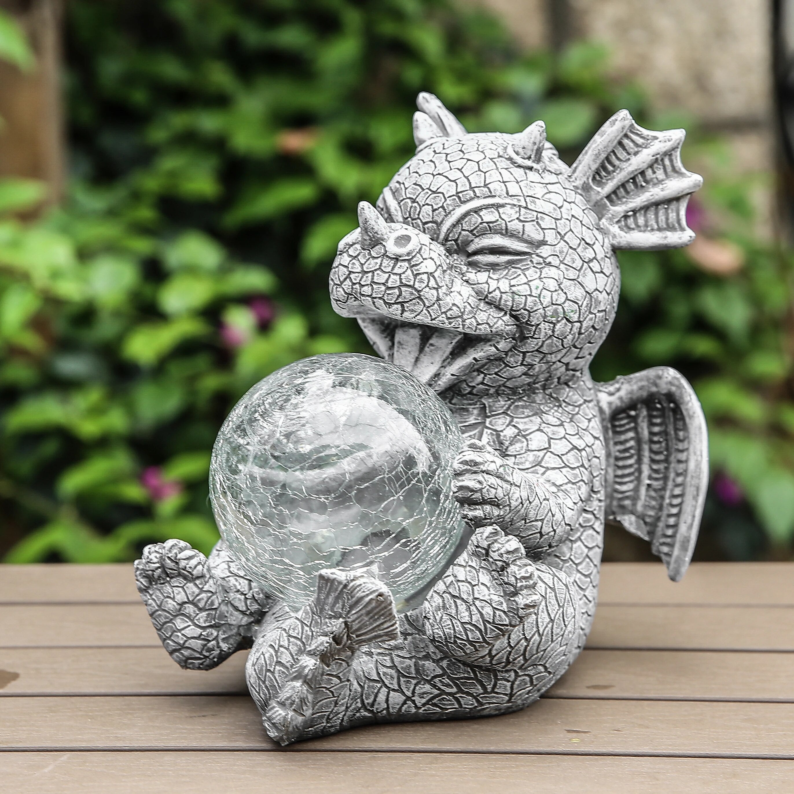 Lampe de table LED unique en forme de dragon