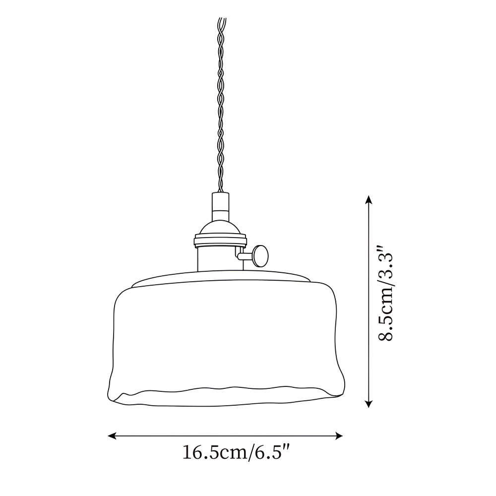 Lampe suspendue vintage en verre en laiton antique pour la table à manger