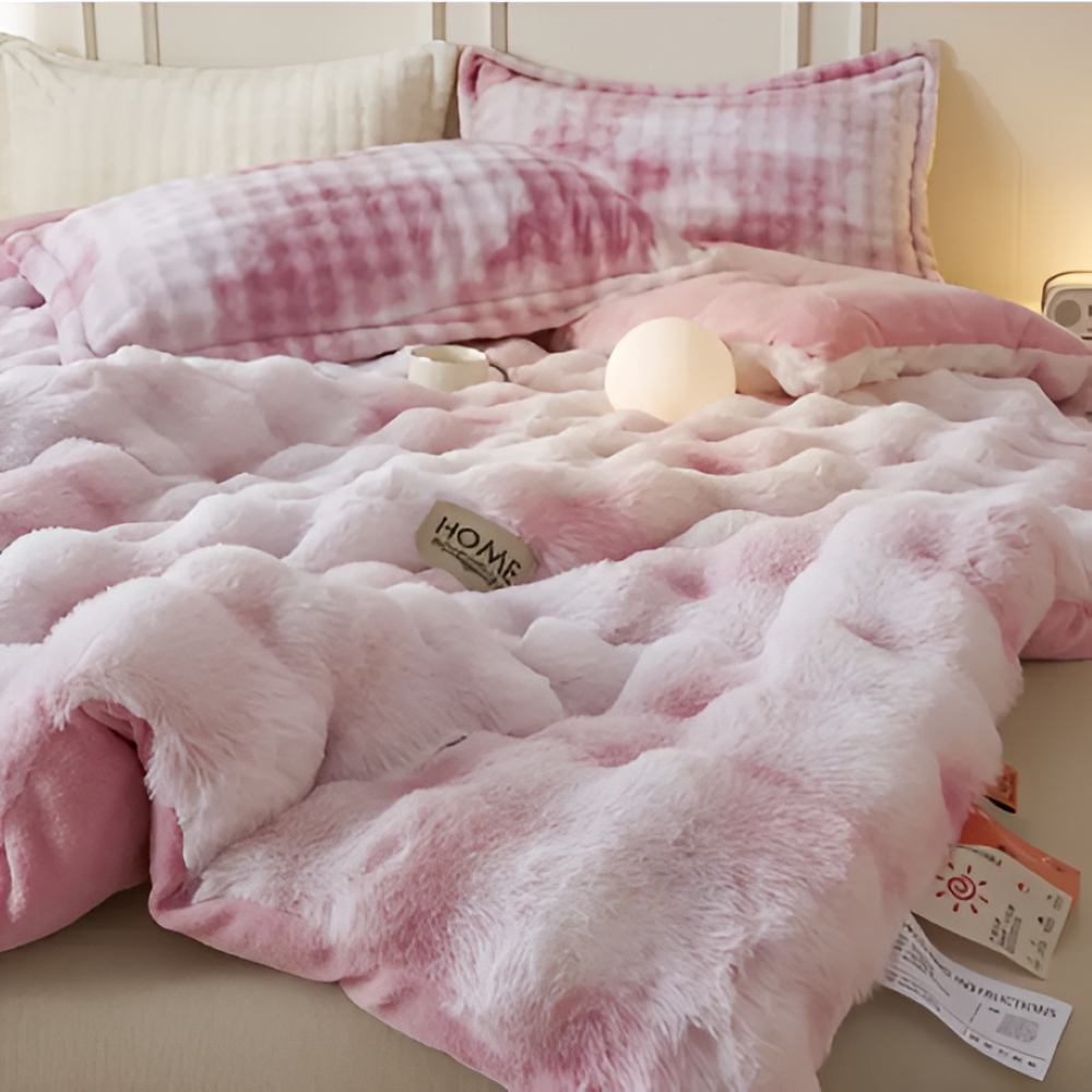 VelouraDream – Couette Ultra-Légère en Fleece de Lait pour un Confort Toute l'Année