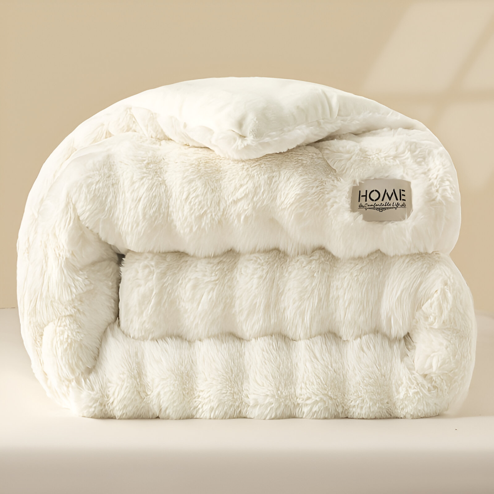 VelouraDream – Couette Ultra-Légère en Fleece de Lait pour un Confort Toute l'Année