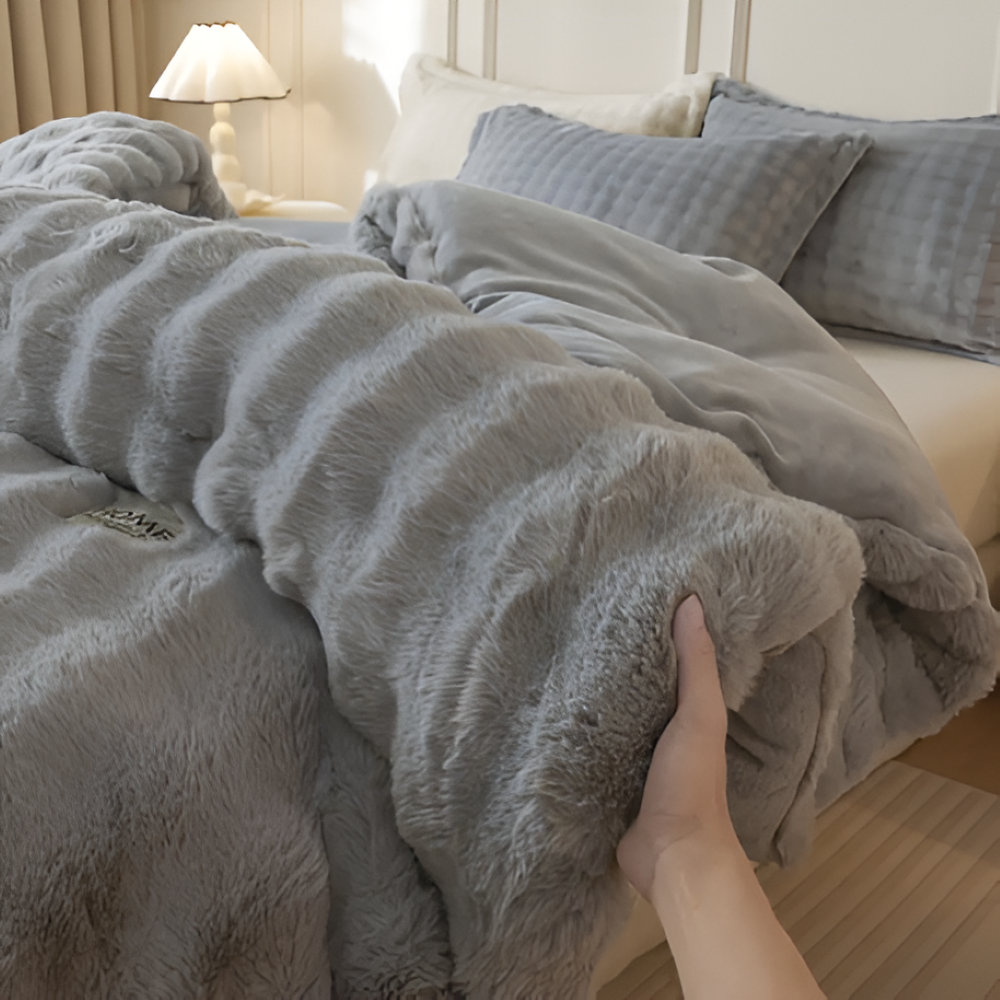 VelouraDream – Couette Ultra-Légère en Fleece de Lait pour un Confort Toute l'Année