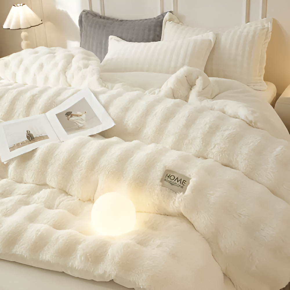 VelouraDream – Couette Ultra-Légère en Fleece de Lait pour un Confort Toute l'Année