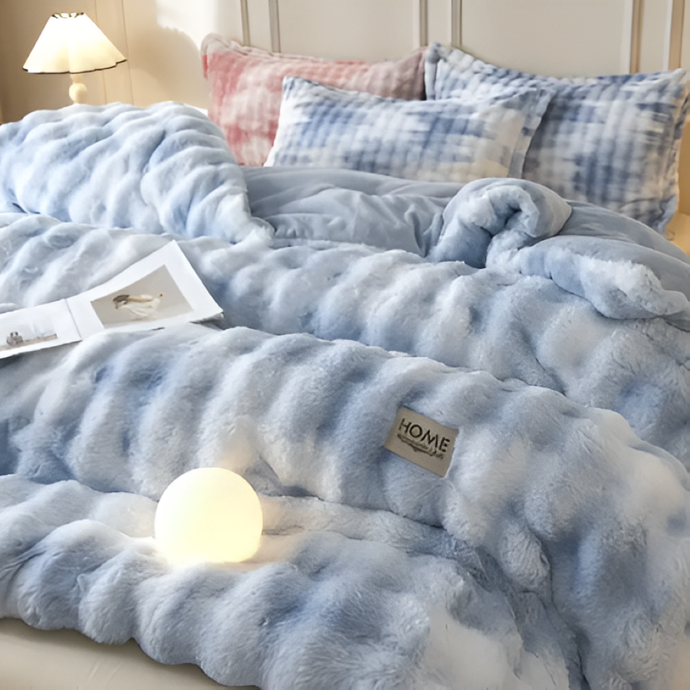 VelouraDream – Couette Ultra-Légère en Fleece de Lait pour un Confort Toute l'Année