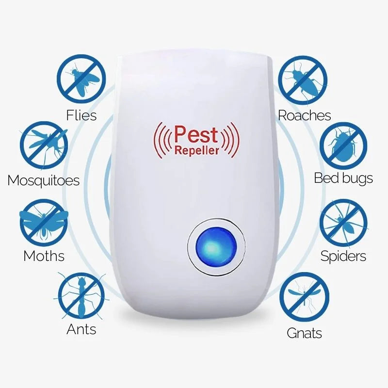 Skanto | Répulsif Ultrasonique pour Souris – Contrôle des Nuisibles SANS Odeur, Sûr pour les Enfants et les Animaux de Compagnie