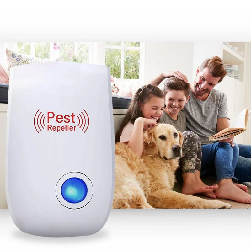 Skanto | Répulsif Ultrasonique pour Souris – Contrôle des Nuisibles SANS Odeur, Sûr pour les Enfants et les Animaux de Compagnie