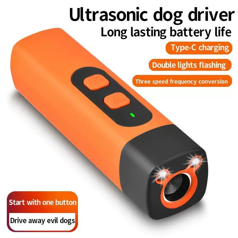 SILENTPAWS PRO – Entraîneur de Contrôle de Aboiements Ultrasonique Rechargeable