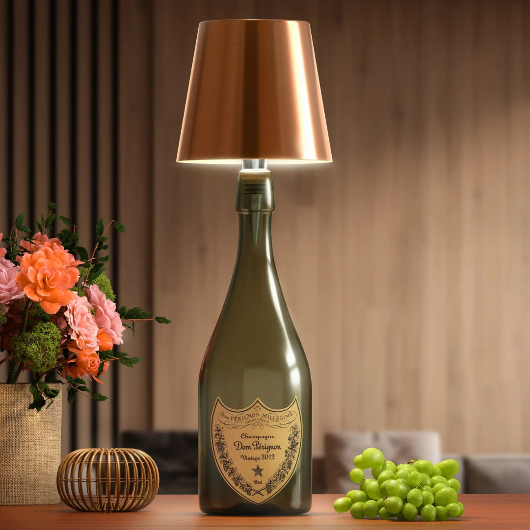 Lampe bouteille LED – éclairage décoratif avec lumière chaude (rechargeable)