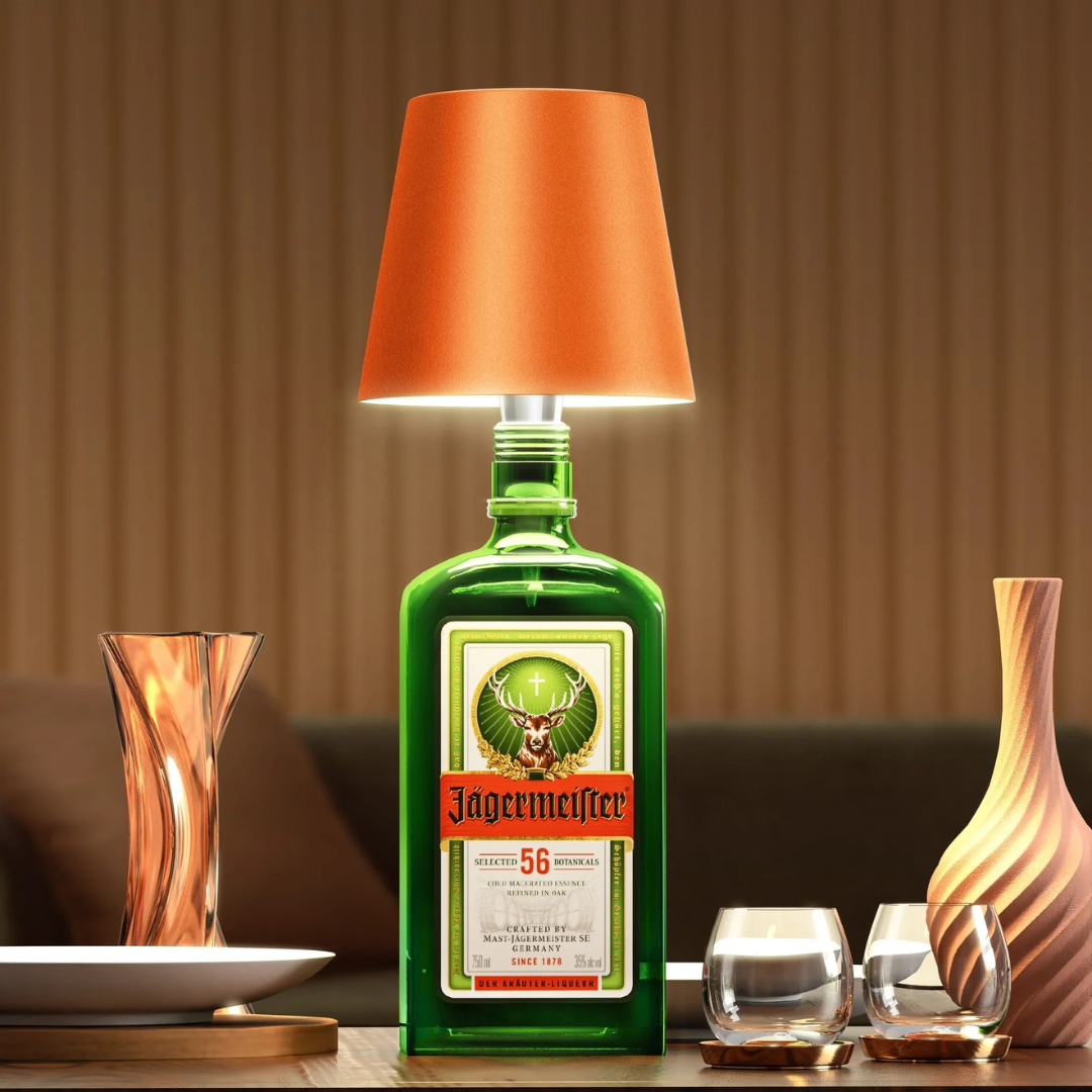 Lampe bouteille LED – éclairage décoratif avec lumière chaude (rechargeable)