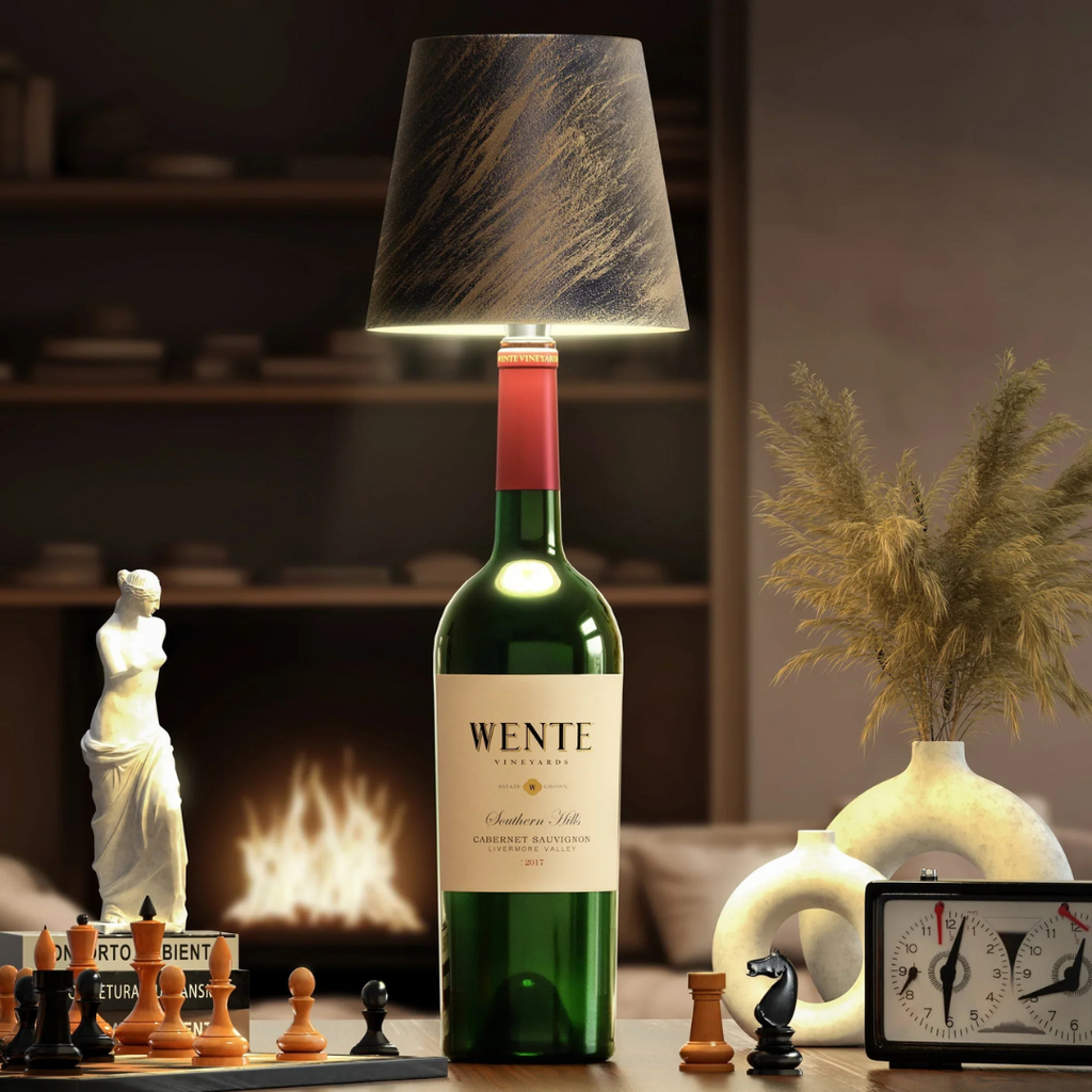 Lampe bouteille LED – éclairage décoratif avec lumière chaude (rechargeable)
