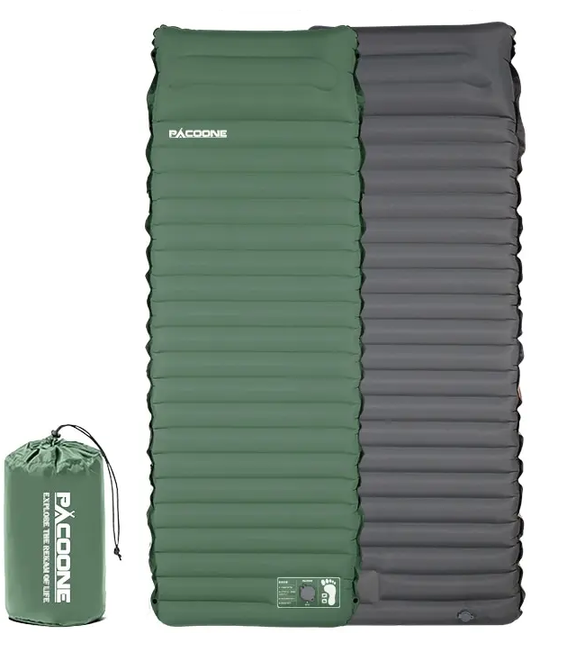 Matelas de camping ultraléger auto-gonflant avec pompe intégrée – Eryx