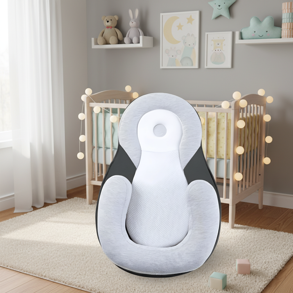 NURSENEST – Coussin pour Bébé – Positionnement Doux pour un Confort Quotidien