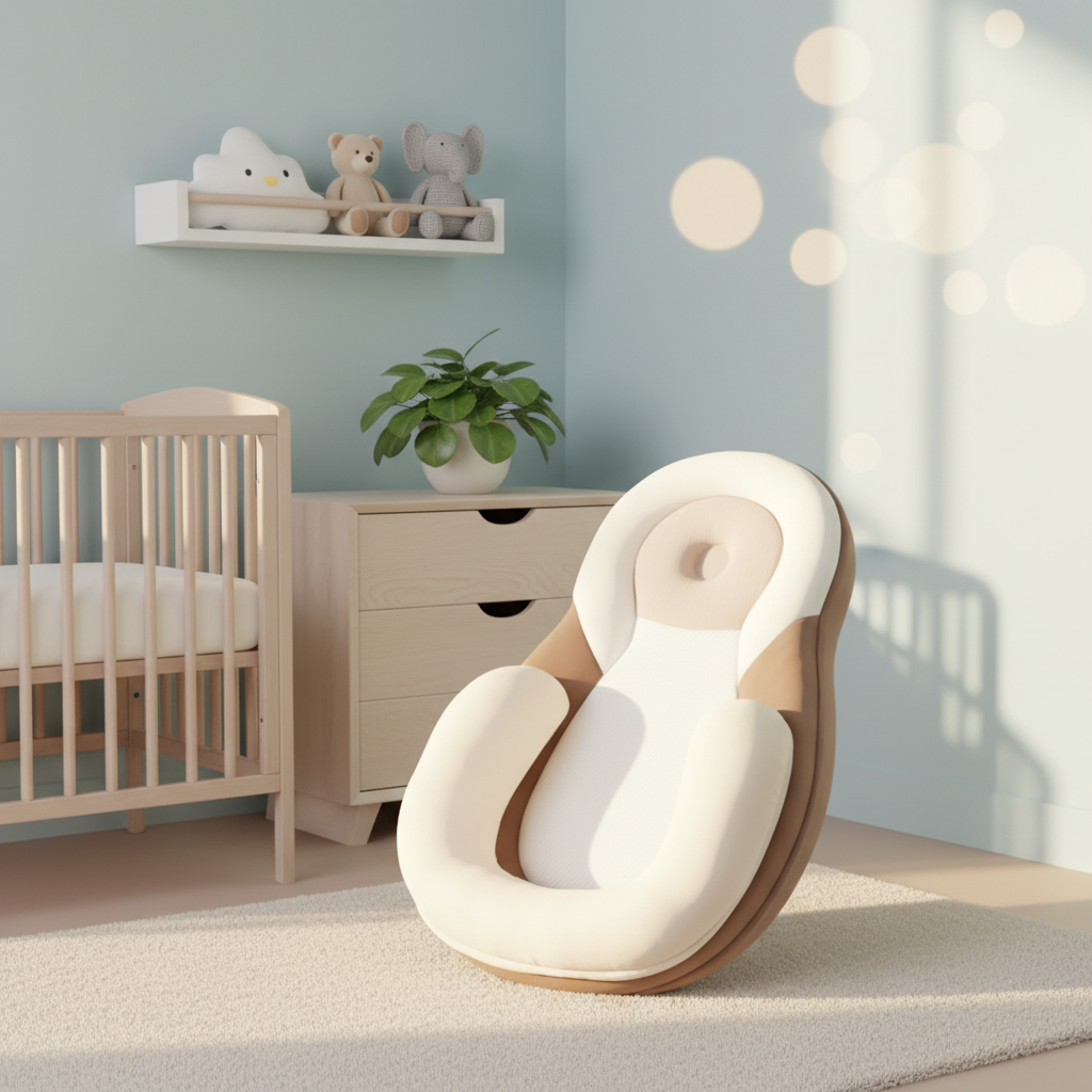 NURSENEST – Coussin pour Bébé – Positionnement Doux pour un Confort Quotidien