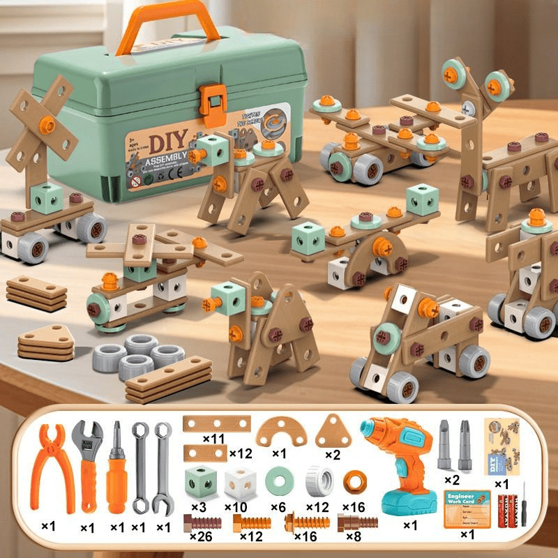 BUILDMASTER – Kit d'outils pour les enfants créatifs à partir de 3 ans