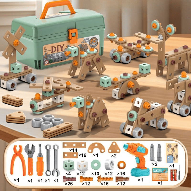 BUILDMASTER – Kit d'outils pour les enfants créatifs à partir de 3 ans