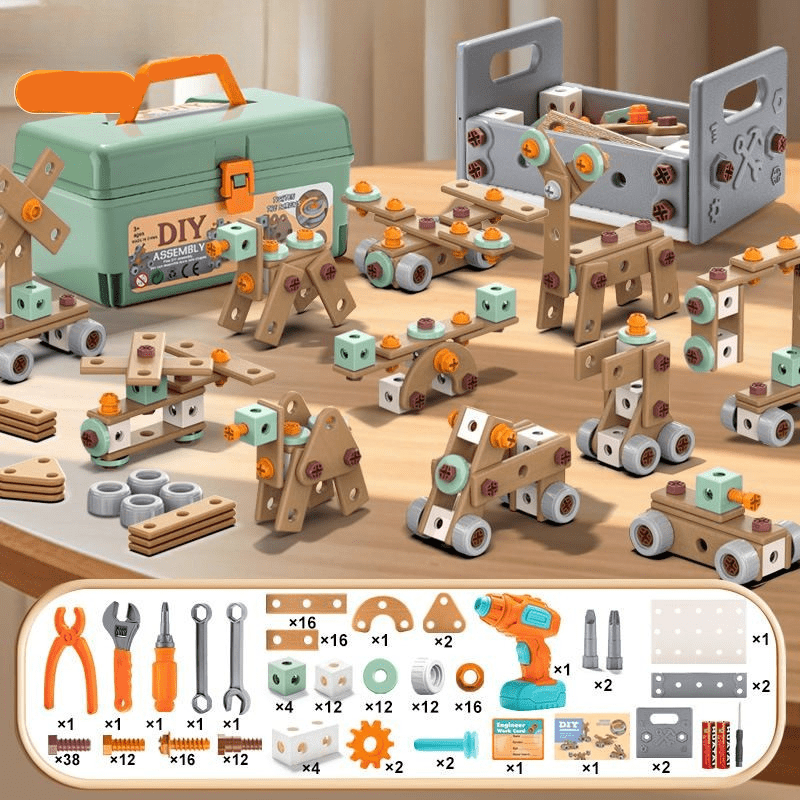 BUILDMASTER – Kit d'outils pour les enfants créatifs à partir de 3 ans