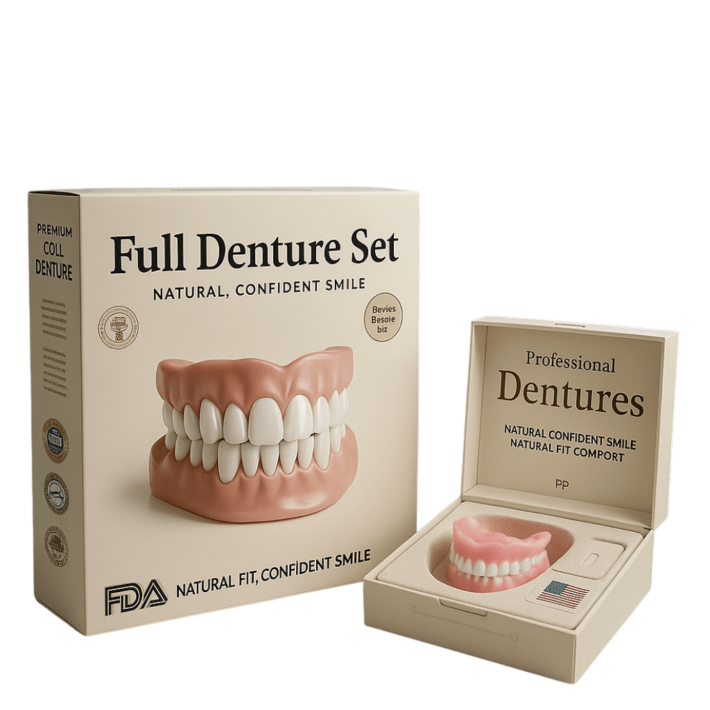Prothèse Dentaire™ – Sourire Naturel, Ajustement Confortable & Réutilisable [50 % de réduction]