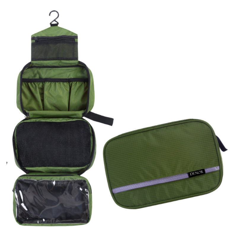 Travelior MaxPack Grande trousse de toilette imperméable pour hommes et femmes | Trousse de maquillage de voyage | Design robuste et grand espace de rangement