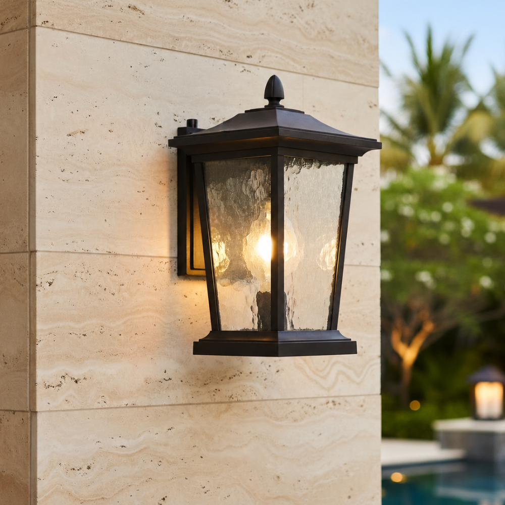 Applique Murale Extérieure Industrielle - Applique Murale LED en Aluminium Étanche pour Patio ou Porche