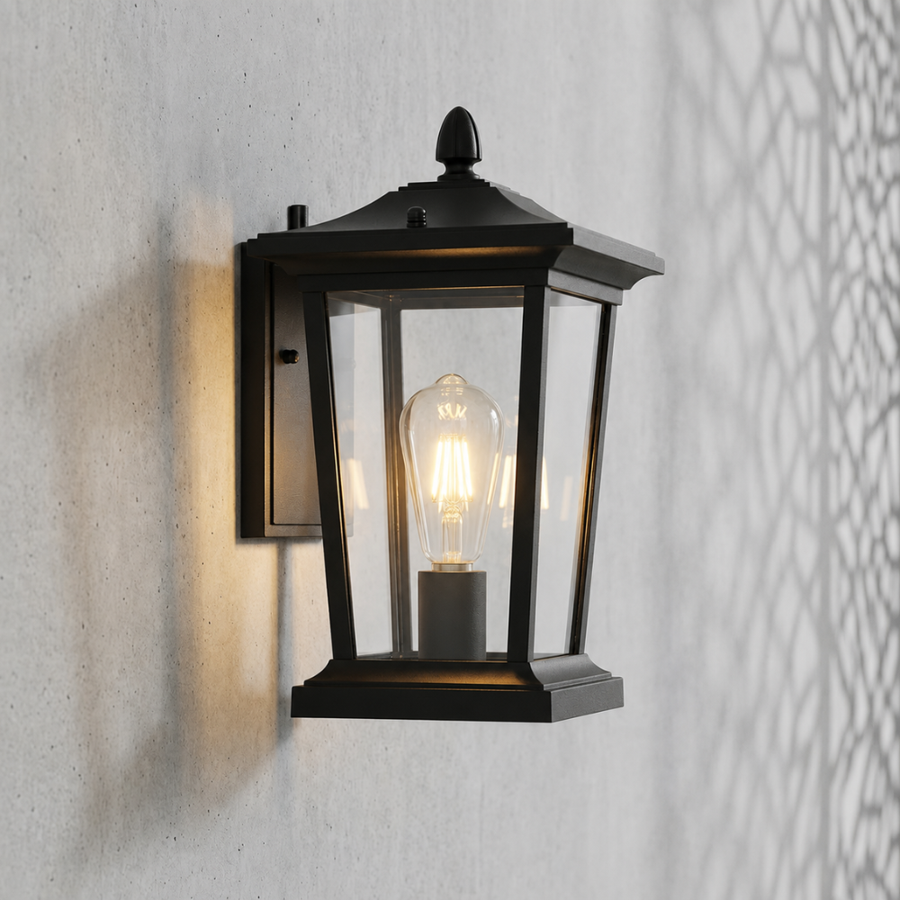 Applique Murale Extérieure Industrielle - Applique Murale LED en Aluminium Étanche pour Patio ou Porche