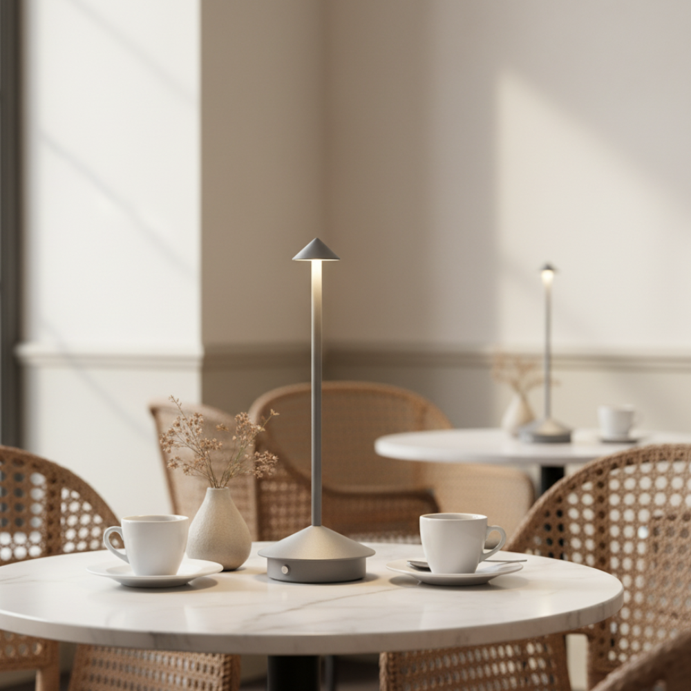 Lampe de Table Sans Fil Minimaliste Moderne avec Dimming Tactile