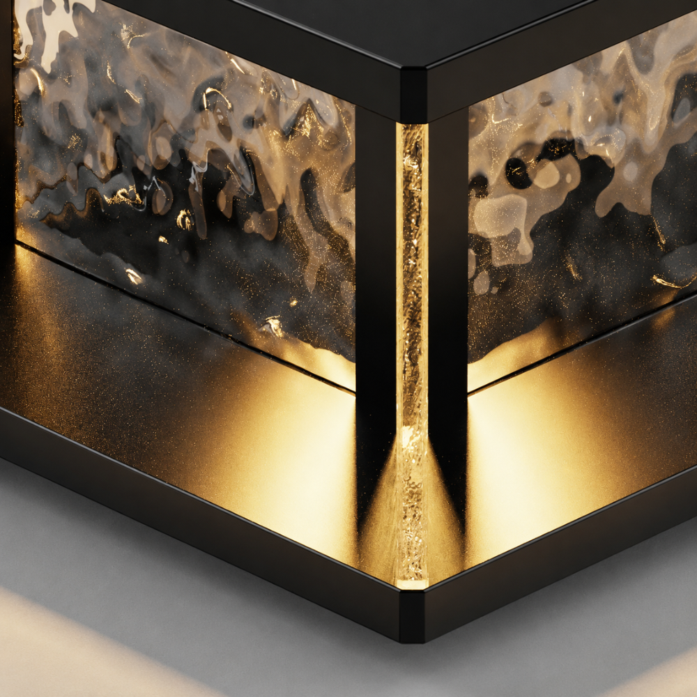 Lumière de Pilier Moderne pour Extérieur - Lampe de Pilier en Aluminium Étanche pour Allées