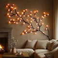 Applique Murale Décorative en Forme d'Arbre avec Éclairage LED pour Intérieur Ambiance