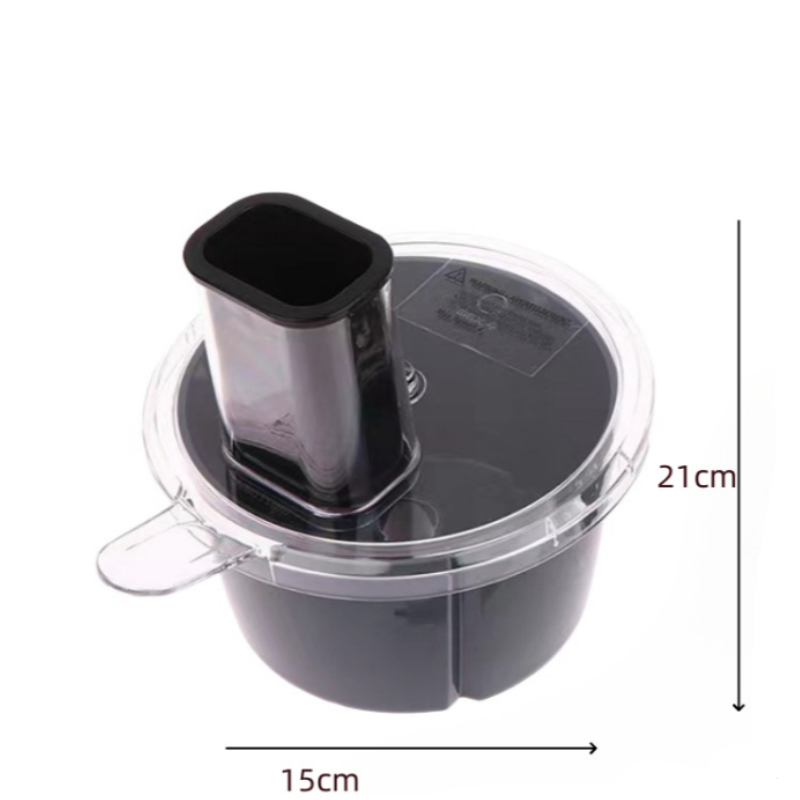 MixWerk Thermomix Set de découpe pour TM6 & TM5 | Coupe-légumes & Râpe à fromage | Accessoire de tranchage pour radis & patates douces | Accessoire avec récipient