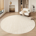 Tapis Rond de Luxe Veloura | Tapis Wabi Sabi Doux et Antidérapant pour Salon ou Chambre