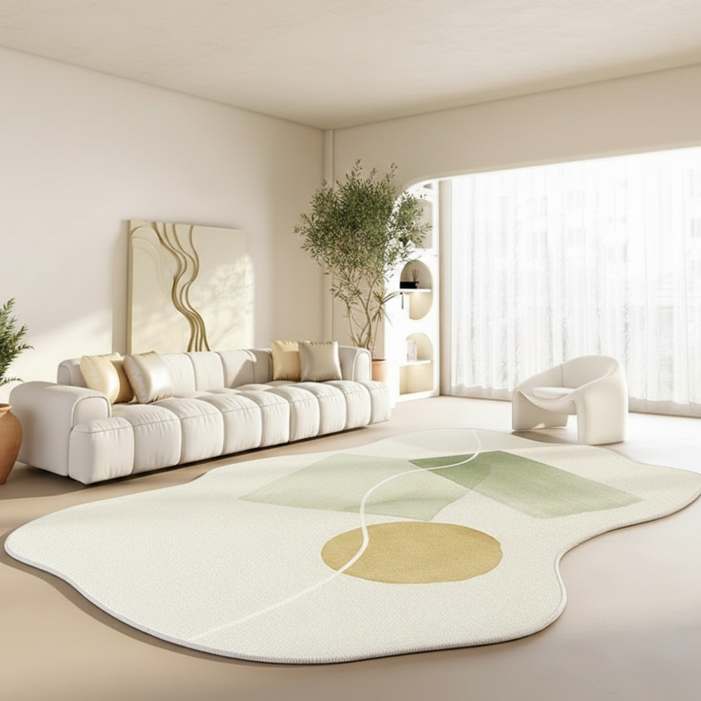 Tapis Novara | Tapis non glissant inspiré du Japon, moelleux pour le salon ou la chambre