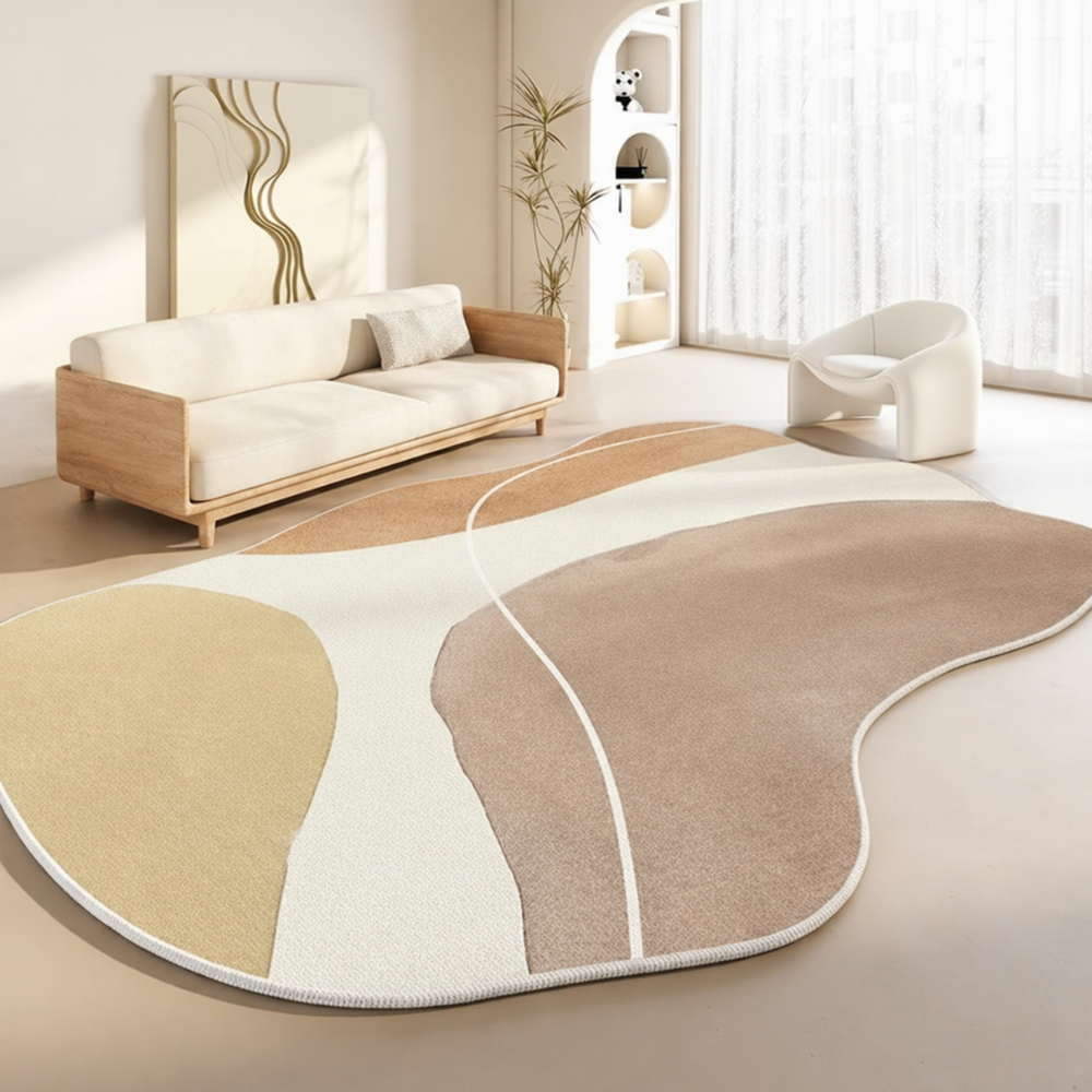Tapis Novara | Tapis non glissant inspiré du Japon, moelleux pour le salon ou la chambre