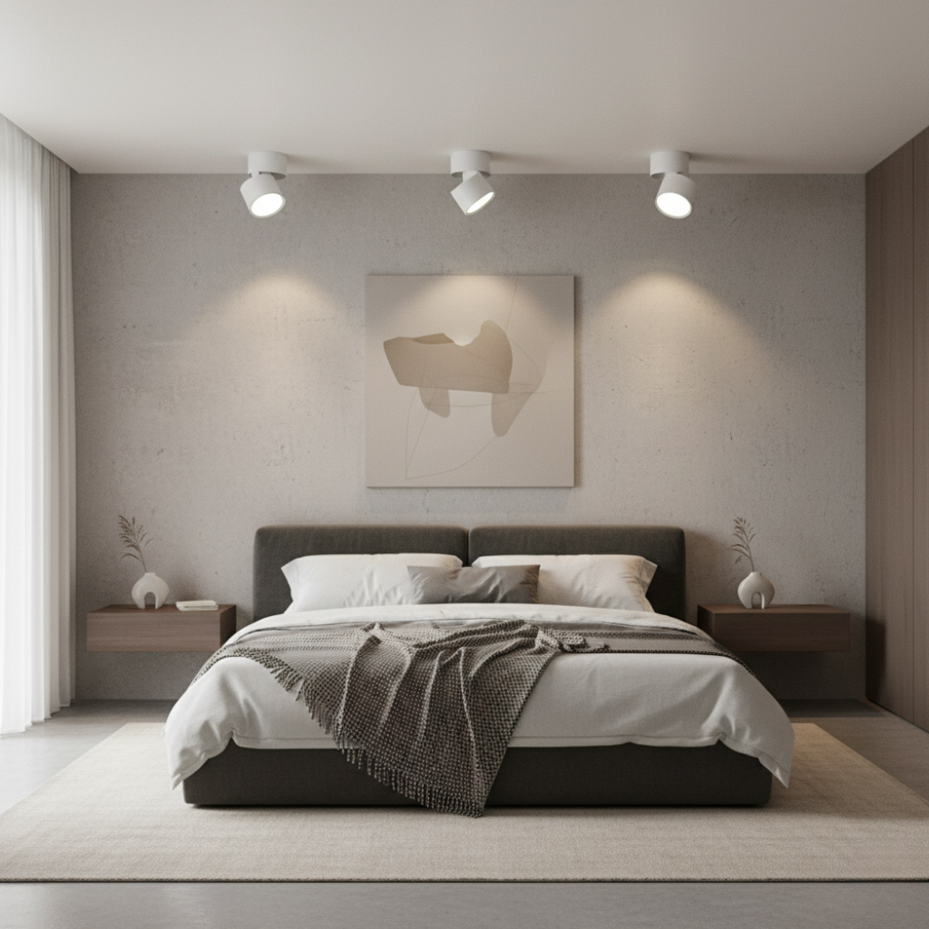 Projecteur LED ajustable et élégant pour plafonds modernes