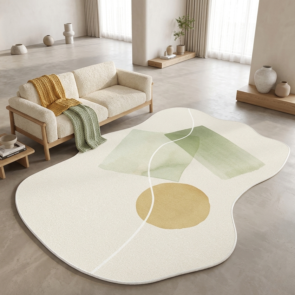 Tapis Novara | Tapis non glissant inspiré du Japon, moelleux pour le salon ou la chambre