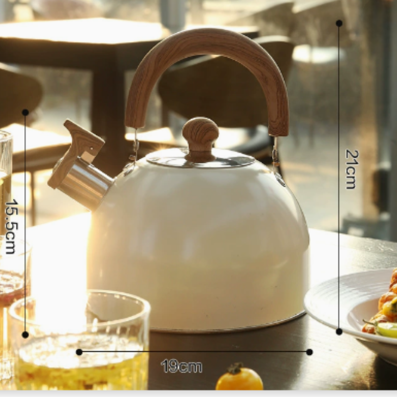 AURABOIL – Bouilloire siffleur classique de2.5L au design élégant