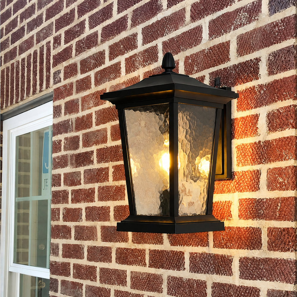 Applique Murale Extérieure Industrielle - Applique Murale LED en Aluminium Étanche pour Patio ou Porche