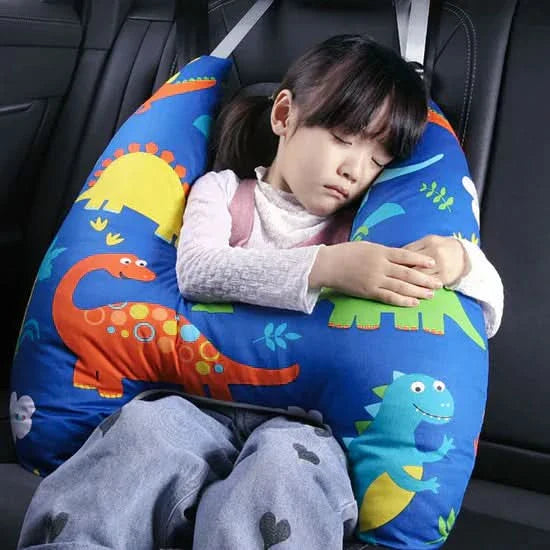 Coussin de voyage pour enfant avec support sécurisé