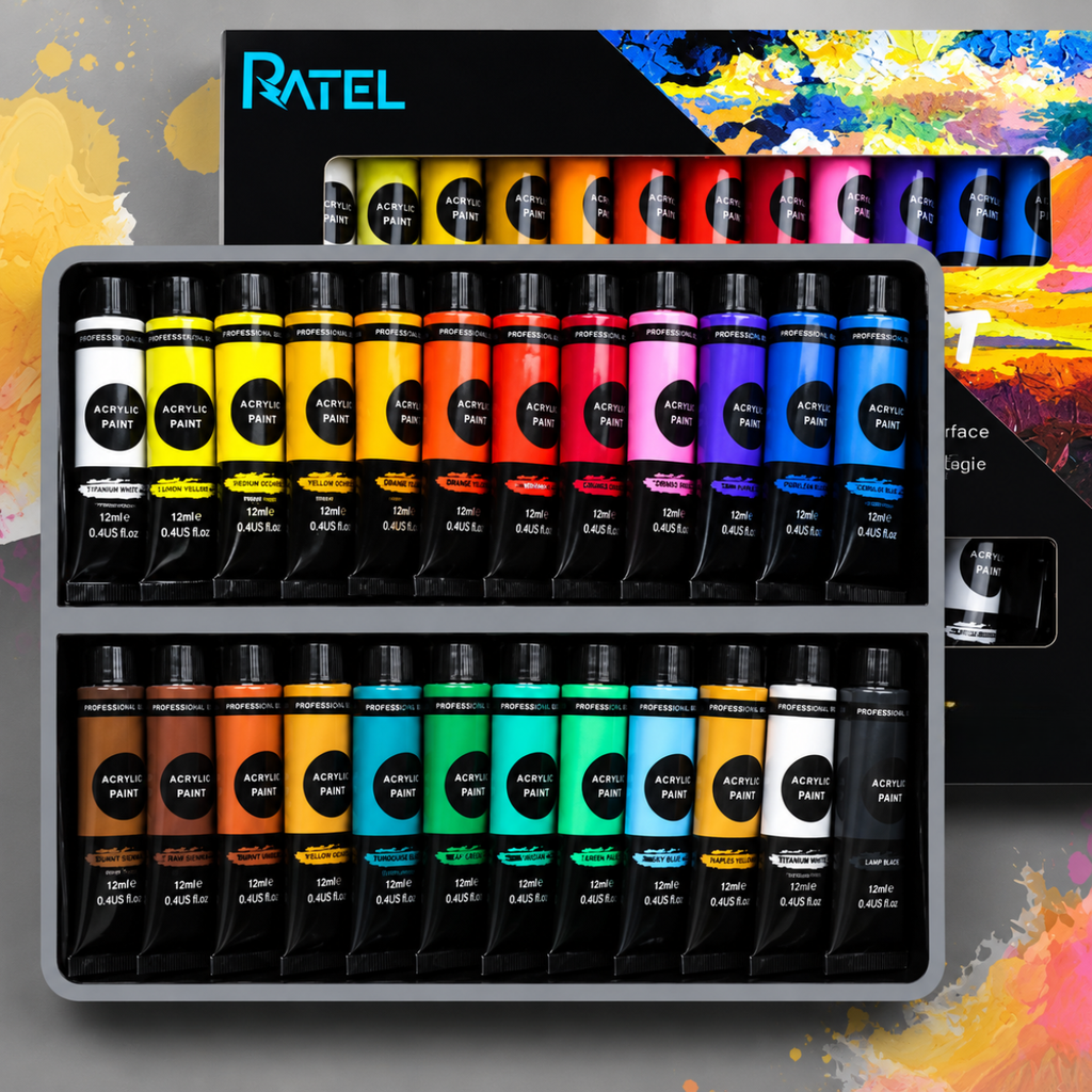 Peinture acrylique – 24 couleurs
