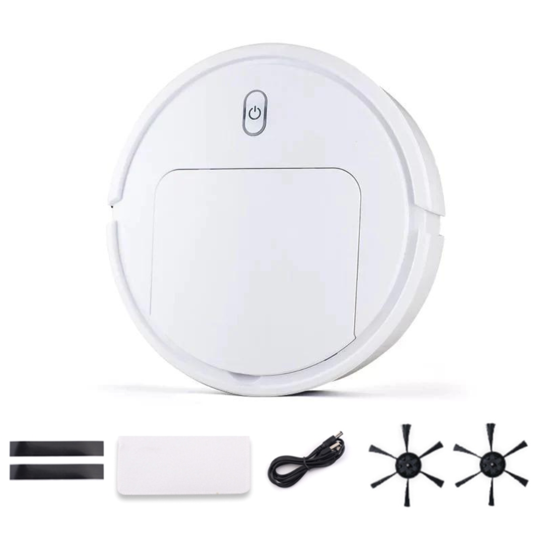 Aspirateur robot Cleanoro S6 | Compact & Intelligent | Pour poils d'animaux, sols durs & tapis | Autonomie de 2h