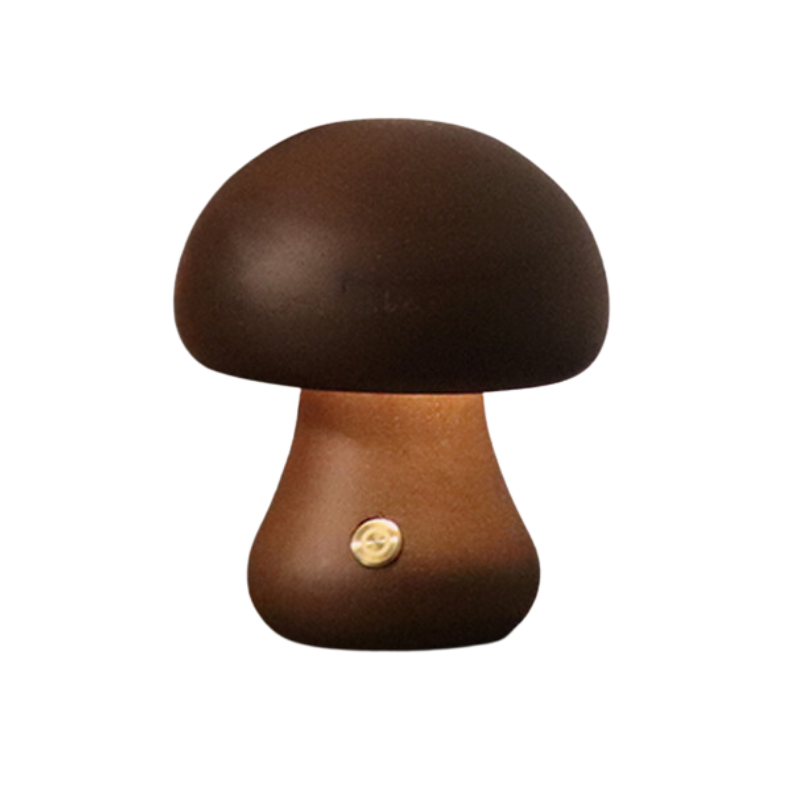 Lampe de table Vintage en bois Champignon